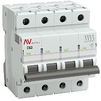 Выключатель автоматический EKF Averes AV-6 4п 63А C 6кА